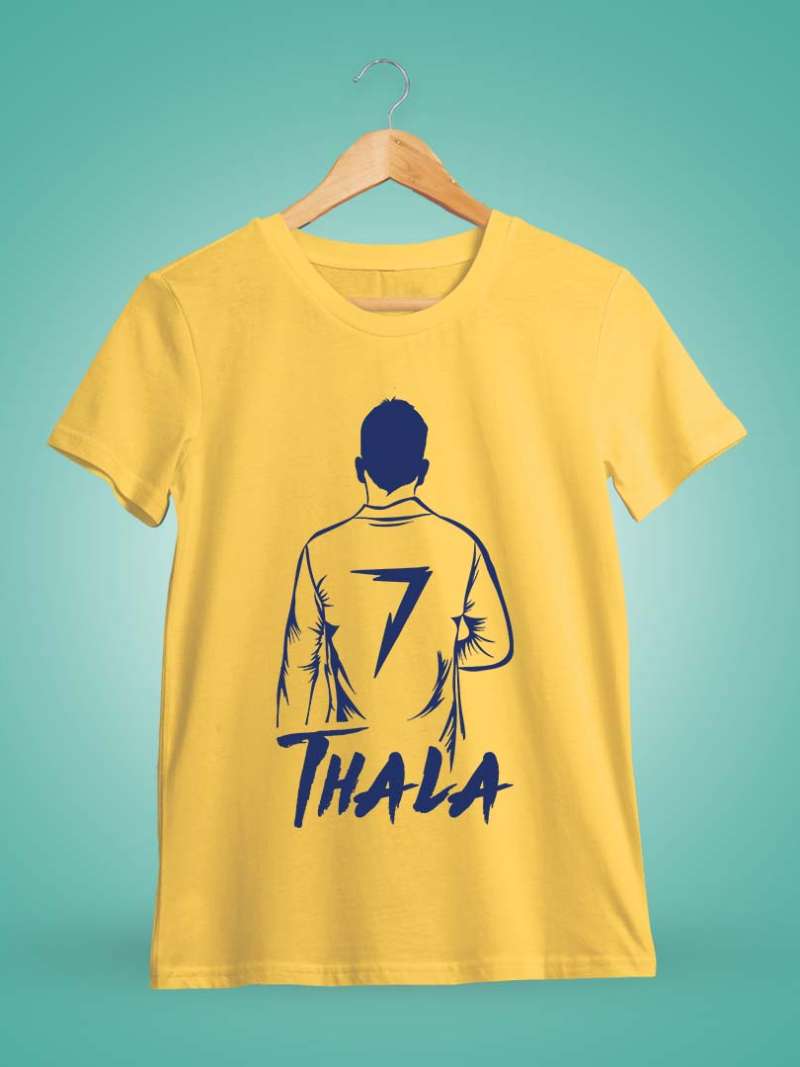 Thala Back Pose Dhoni T-Shirt