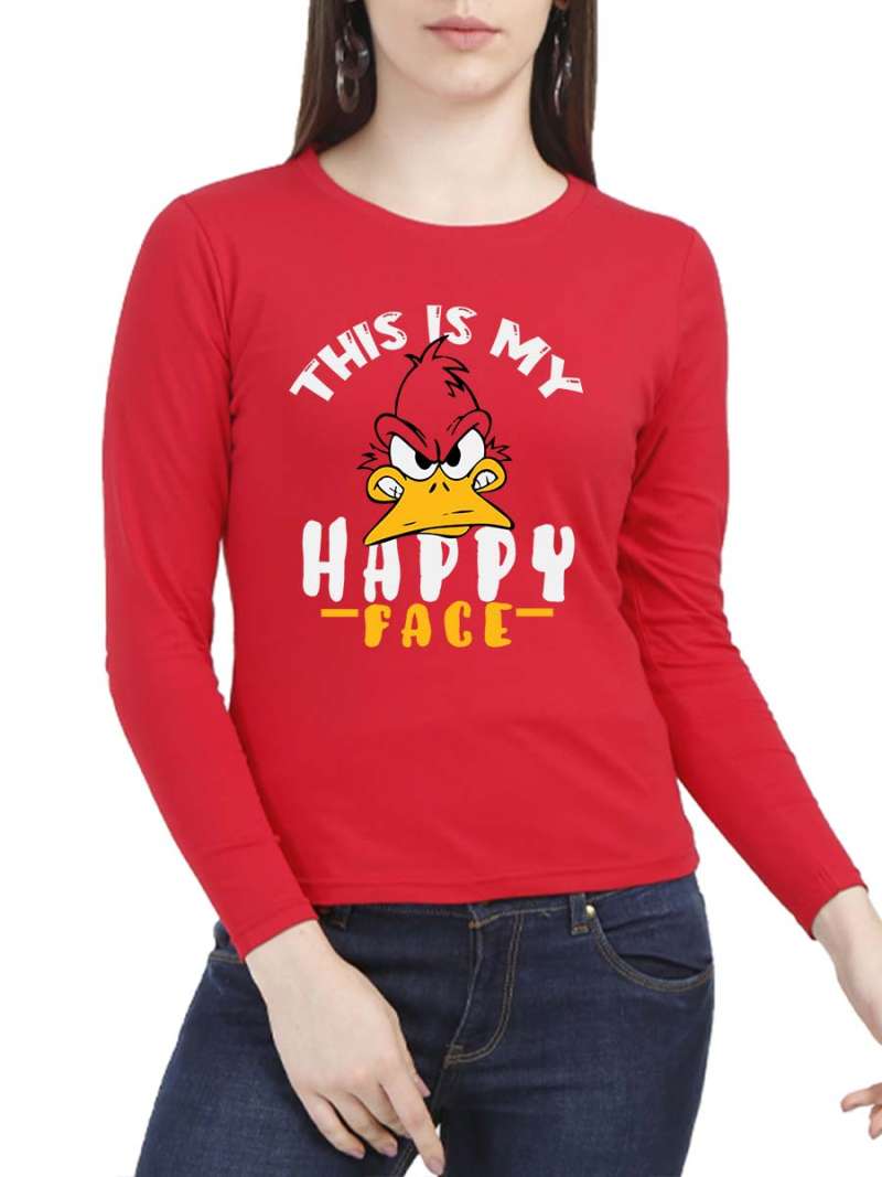 This Is My Happy Face Fun T-Shirt