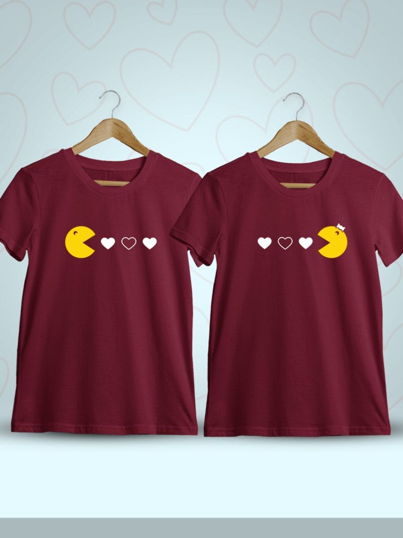 Pac-Man Couple T-Shirt