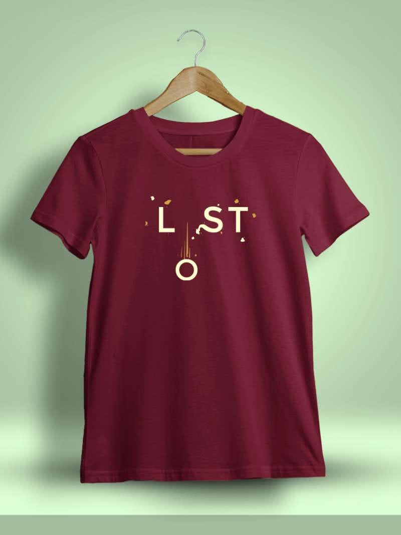 Lost Printed T-Shirt For Men - Half Sleeve